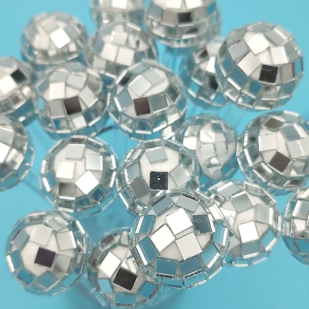Disco Party Ball Drink Stirrer Round Top Swizzle Sticks 80 pieces
